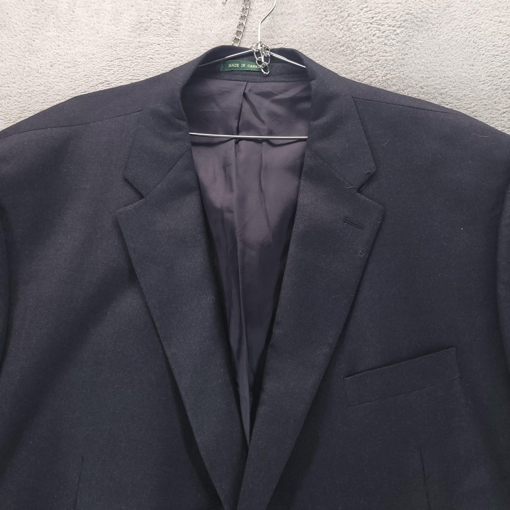 Lauren Ralph Lauren Suit Jacket Mens 54L Gray Wool 2 Button Wedding Office